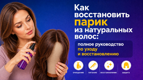 Как восстановить натуральный парик если он стал сухим и спутанным