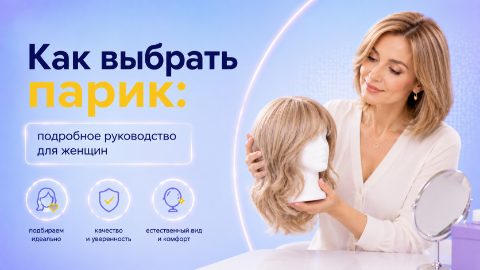 Как выбрать парик: размер, цвет, длина и материал