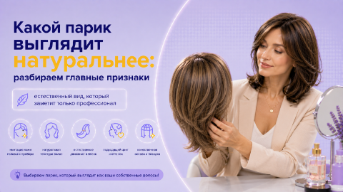 Какой парик выглядит натуральнее