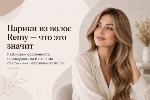 Волосы Remy с сохранением направления кутикулы