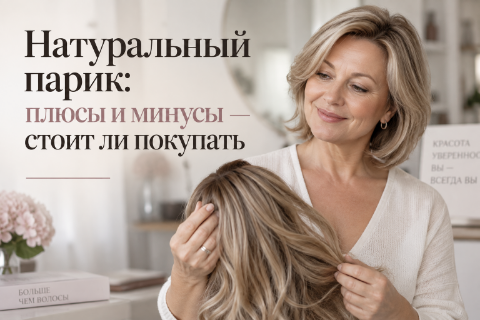 Женщина в натуральном парике — плюсы и минусы парика из натуральных волос