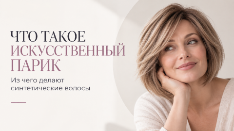 Искусственный парик из синтетического волоса